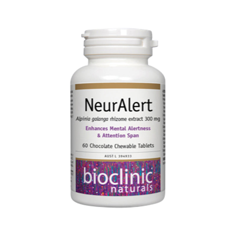 Bioclinic Naturals NeurAlert Chewable 60t