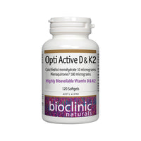 Bioclinic Naturals Opti Active D & K2 120c