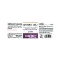 Bioclinic Naturals Opti Active D & K2 120c