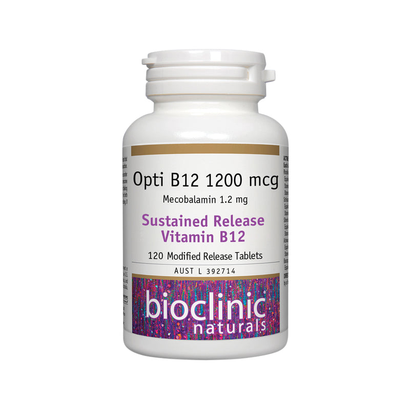 Bioclinic Naturals Opti B12 1200mcg (Sustained Release) 120t
