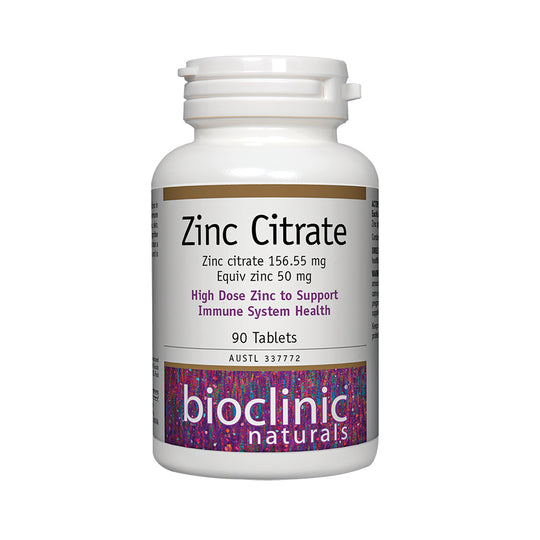 Bioclinic Naturals Zinc Citrate 90t