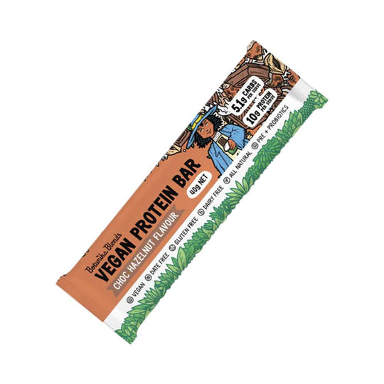 BOTANIKA BLENDS VEGAN PROTEIN BARS CHOC HAZELNUT 40G X 12 DISPLAY