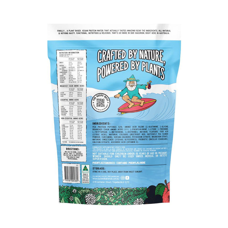 BOTANIKA BLENDS PLANT PROTEIN WATER APPLE BLACKCURRANT 400G