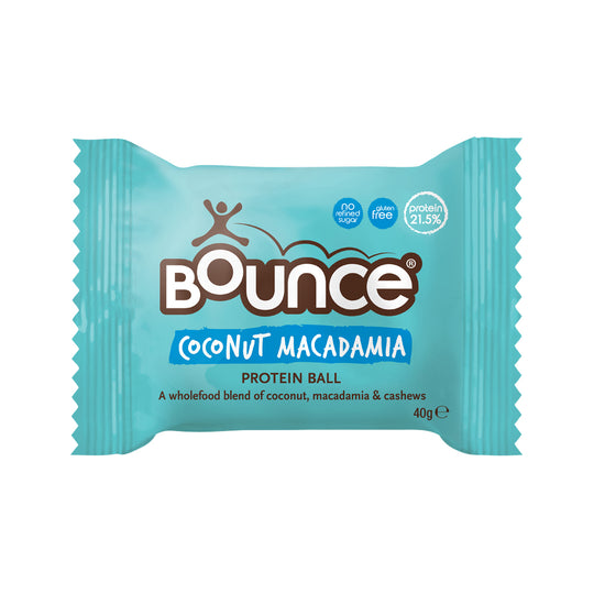 Bounce Protein Balls Coconut Macadamia 40g x 12 Display