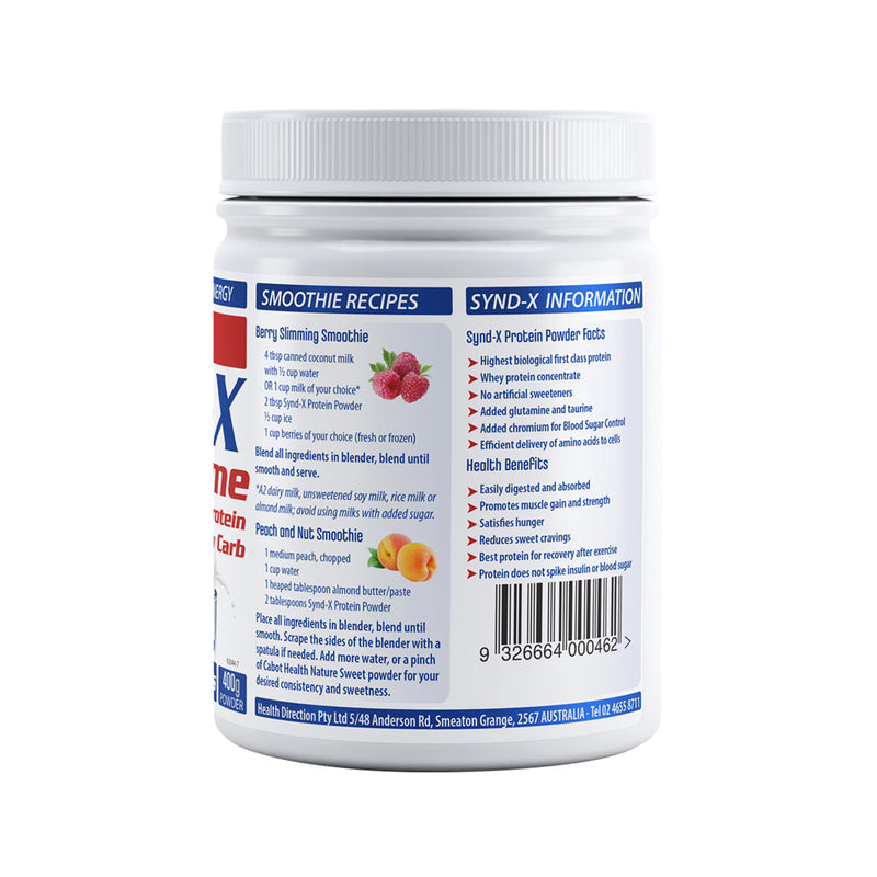 Cabot Health Synd-X Extreme (High Protein & Low Carb) Vanilla 400g