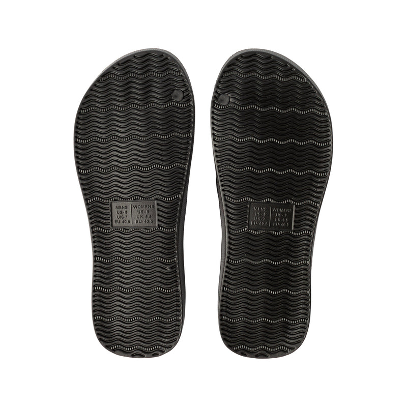 Cheeki Arch Support Thongs Black Mens Size US12