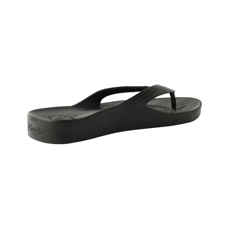 Cheeki Arch Support Thongs Black Womens Size US9