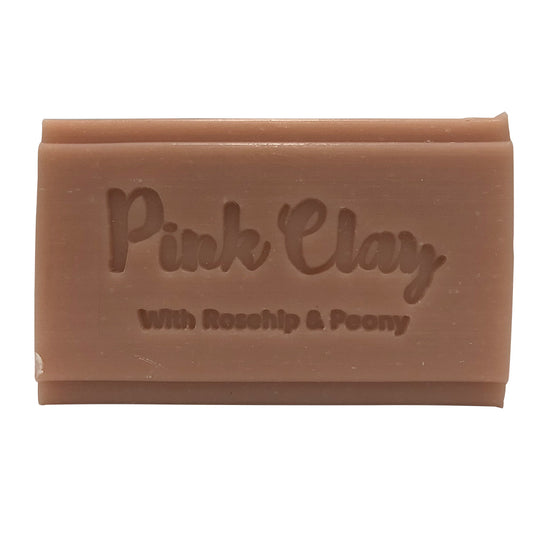 Clover Fields Natures Gifts Essentials Pink Clay with Rosehip & Peony Coconut-Base Soap 150g