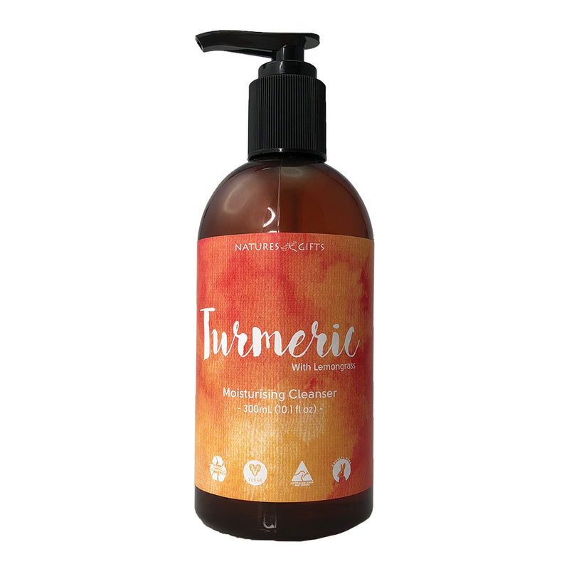 Clover Fields Natures Gifts Essentials Turmeric with Lemongrass Moisturising Cleanser 300ml