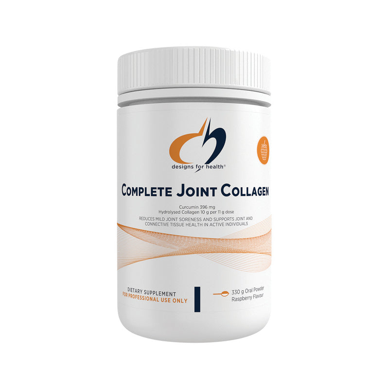 Designs For Health Complete Joint Collagen Raspberry Oral Powder 330g