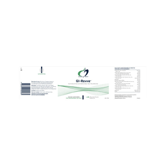 Designs For Health GI-Revive Oral Powder 225g