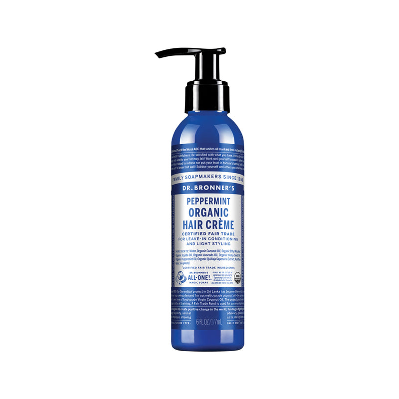 Dr. Bronners Organic Hair Creme Peppermint 177ml