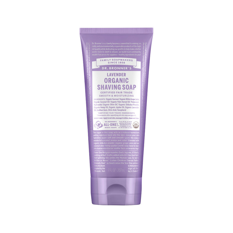 Dr. Bronners Organic Shaving Soap Lavender 207ml