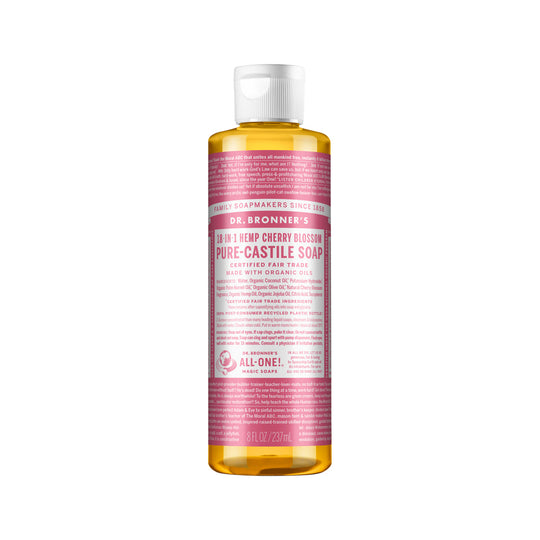 DR. BRONNERS PURE-CASTILE MAGIC SOAP LIQUID (18-IN-1) CHERRY BLOSSOM 237ML
