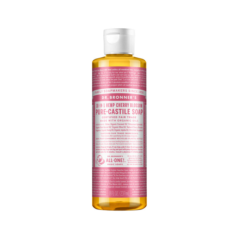 DR. BRONNERS PURE-CASTILE MAGIC SOAP LIQUID (18-IN-1) CHERRY BLOSSOM 237ML