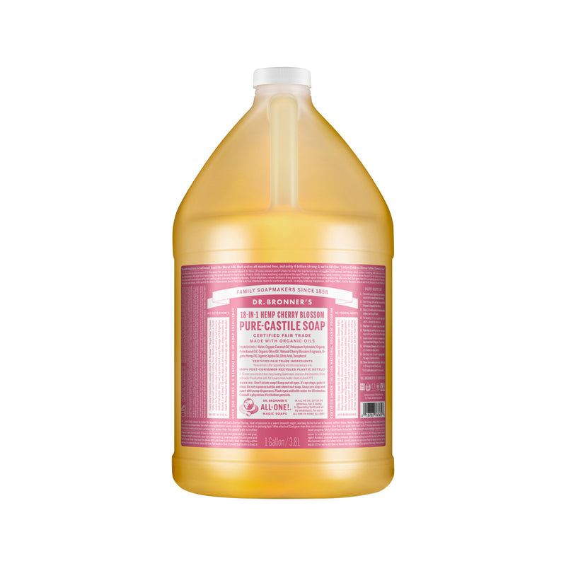 DR. BRONNERS PURE-CASTILE MAGIC SOAP LIQUID (18-IN-1) CHERRY BLOSSOM 3.78L