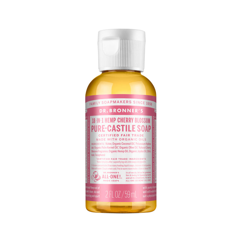 DR. BRONNERS PURE-CASTILE MAGIC SOAP LIQUID (18-IN-1) CHERRY BLOSSOM 59ML