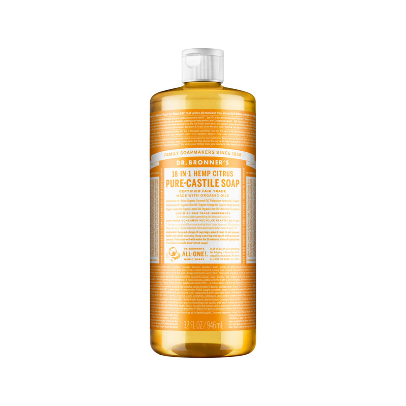 DR. BRONNERS PURE-CASTILE MAGIC SOAP LIQUID (18-IN-1) CITRUS 946ML