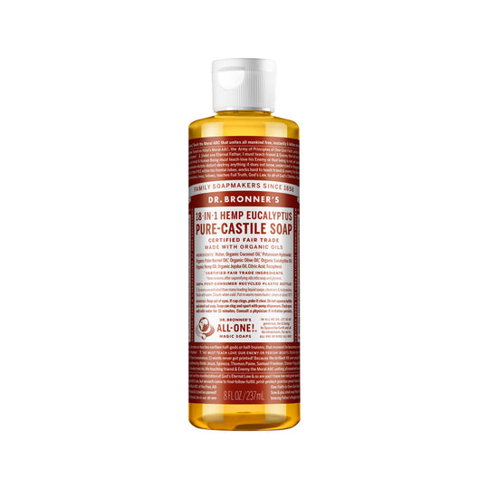 DR. BRONNERS PURE-CASTILE MAGIC SOAP LIQUID (18-IN-1) EUCALYPTUS 237ML