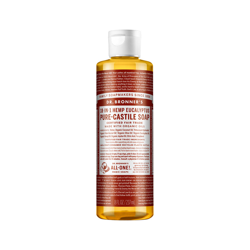 DR. BRONNERS PURE-CASTILE MAGIC SOAP LIQUID (18-IN-1) EUCALYPTUS 237ML