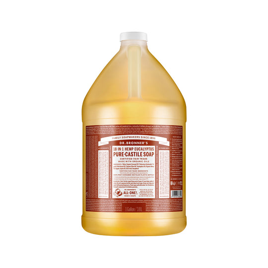 DR. BRONNERS PURE-CASTILE MAGIC SOAP LIQUID (18-IN-1) EUCALYPTUS 3.78L