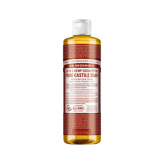 DR. BRONNERS PURE-CASTILE MAGIC SOAP LIQUID (18-IN-1) EUCALYPTUS 473ML