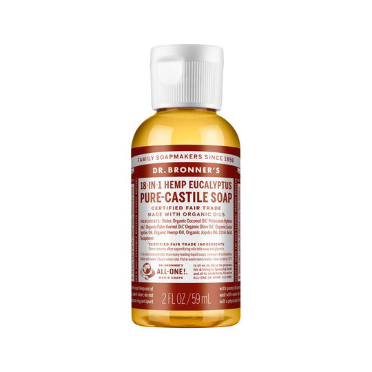 DR. BRONNERS PURE-CASTILE MAGIC SOAP LIQUID (18-IN-1) EUCALYPTUS 59ML