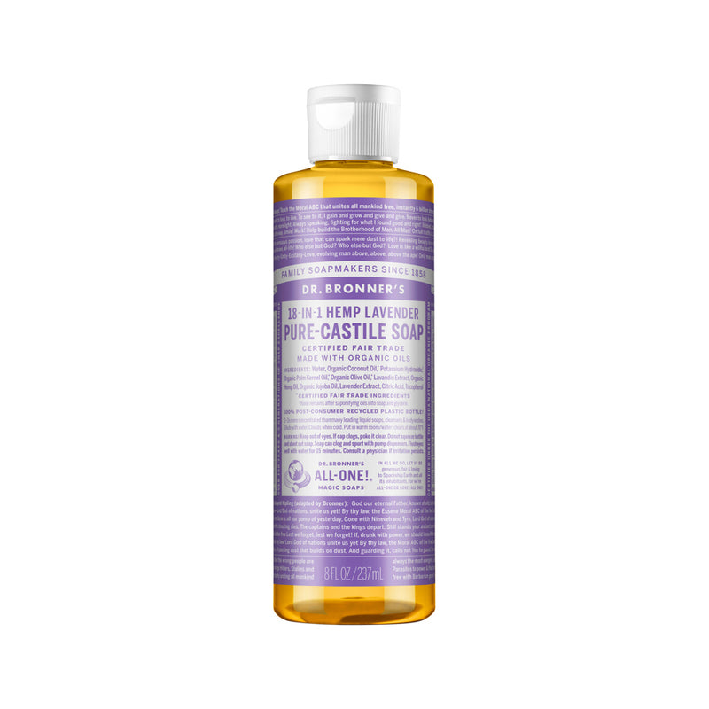 DR. BRONNERS PURE-CASTILE MAGIC SOAP LIQUID (18-IN-1) LAVENDER 237ML