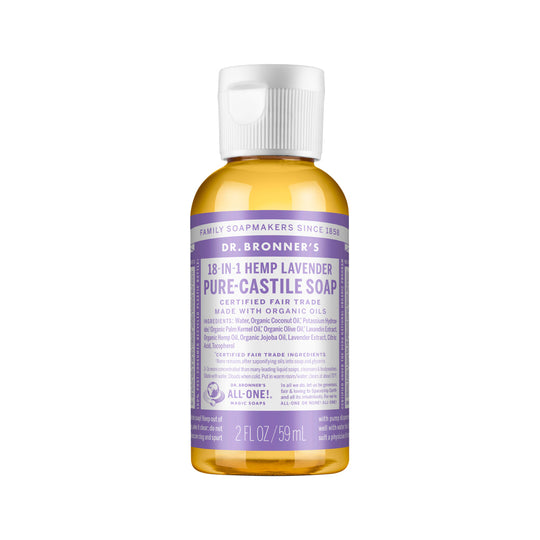 DR. BRONNERS PURE-CASTILE MAGIC SOAP LIQUID (18-IN-1) LAVENDER 59ML