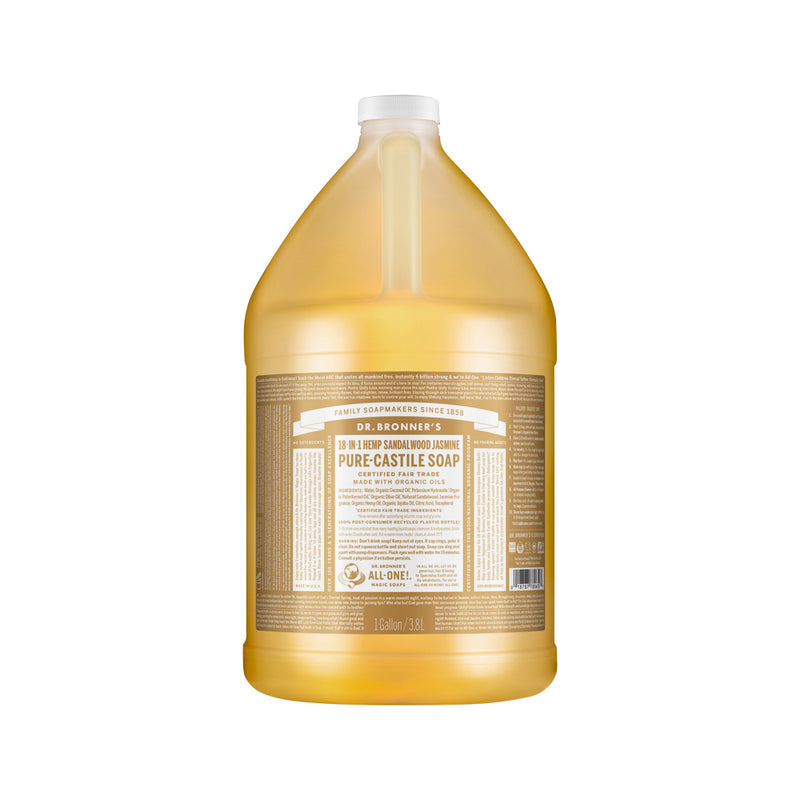 DR. BRONNERS PURE-CASTILE MAGIC SOAP LIQUID (18-IN-1) SANDALWOOD JASMINE 3.78L