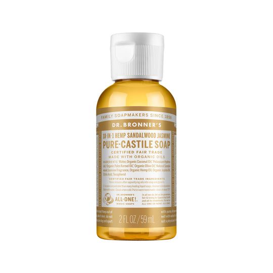 DR. BRONNERS PURE-CASTILE MAGIC SOAP LIQUID (18-IN-1) SANDALWOOD JASMINE 59ML