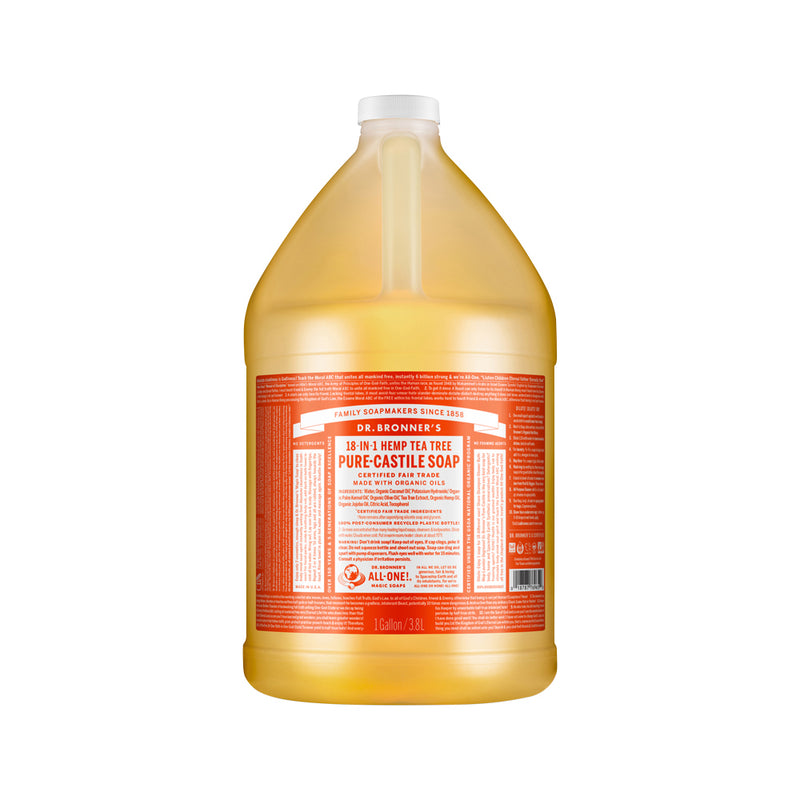 DR. BRONNERS PURE-CASTILE MAGIC SOAP LIQUID (18-IN-1) TEA TREE 3.78L