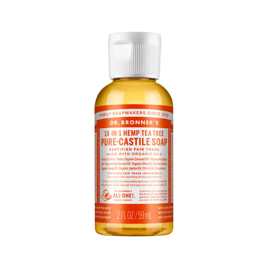 DR. BRONNERS PURE-CASTILE MAGIC SOAP LIQUID (18-IN-1) TEA TREE 59ML