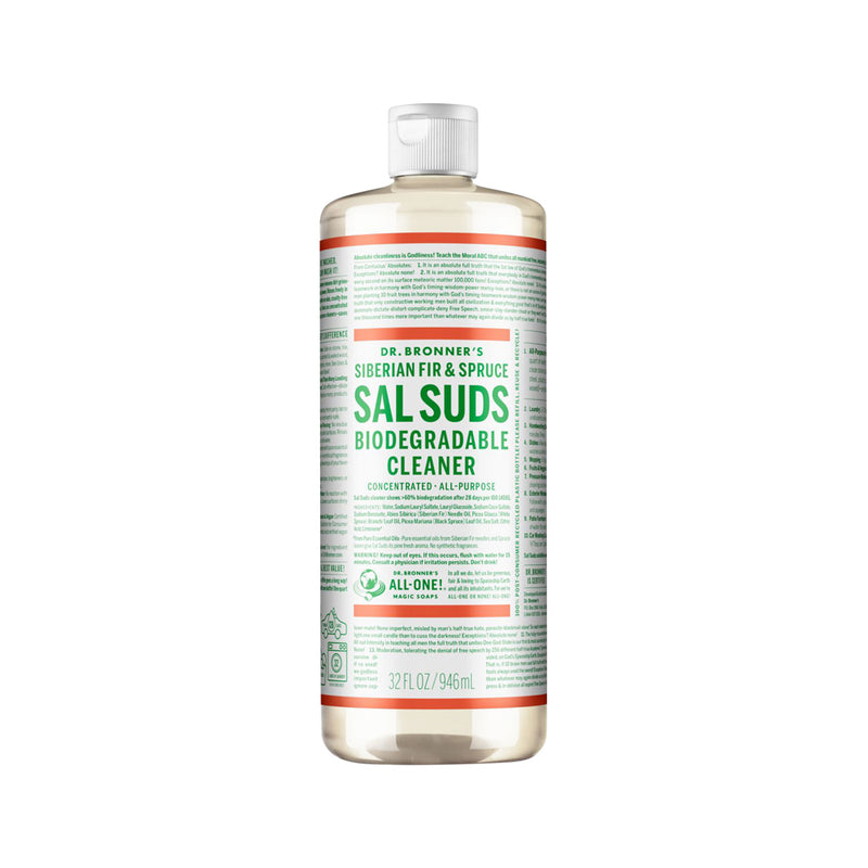 Dr. Bronners Sal Suds Biodegradable Cleaner Siberian Fir & Spruce 946ml
