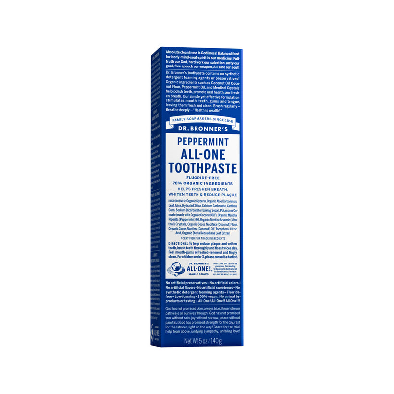Dr. Bronners Toothpaste (All-One) Peppermint 140g