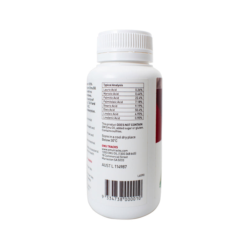 Emu Tracks Emu Oil Capsules 100c