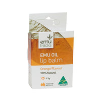 Emu Tracks Emu Oil Lip Balm Orange Flavour 4.5g