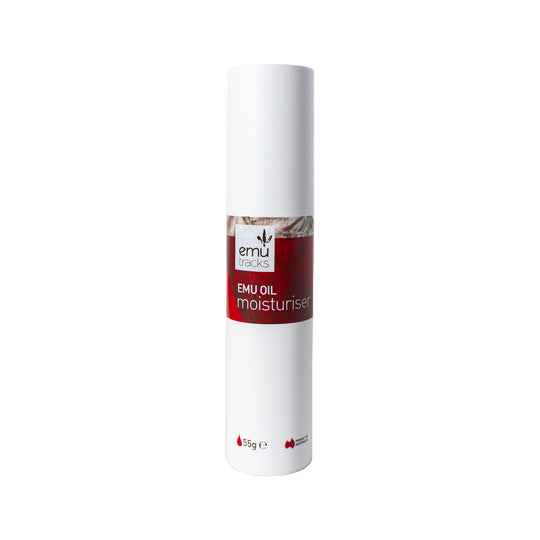 Emu Tracks Emu Oil Moisturiser (Activated Skin Care for Sensitive & Delicate Skin) 55g