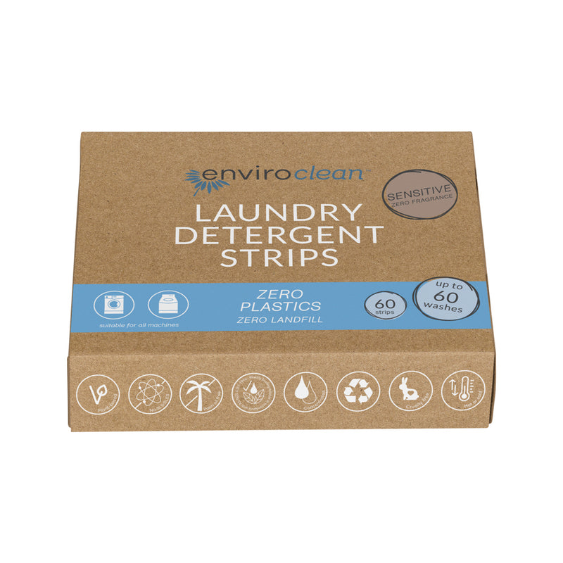 EnviroClean Laundry Detergent Strips Sensitive x 60 Pack