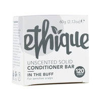 Ethique Bar Conditioner Solid In The Buff (For Sensitive Scalps) Unscented 60g  SELL THROUGH