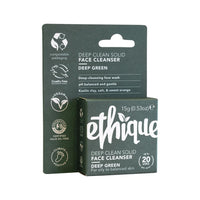Ethique Bar Face Cleanser Deep Clean Solid Deep Green (For Oily To Balanced) 15g  SELL THROUGH