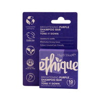 Ethique Bar Shampoo Brightening Purple Tone It Down (Neutralises Brassy Tones) 15g  SELL THROUGH
