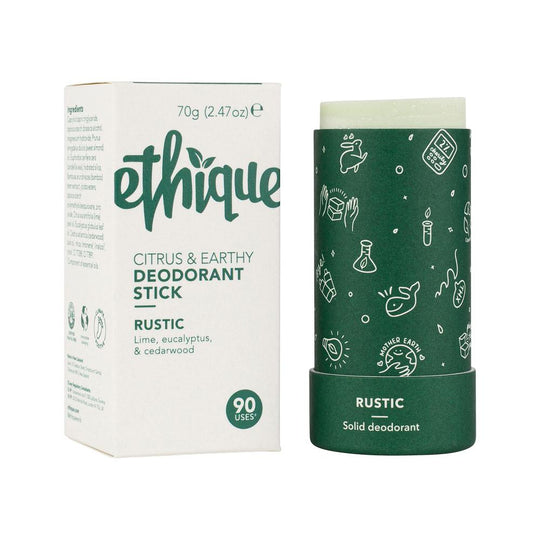 Ethique Deodorant Stick Citrus & Earthy Rustic Lime Eucalyptus & Cedarwood 70g
