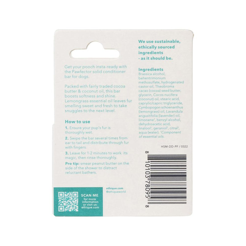 Ethique Dog Bar Conditioner Solid Pawfector 15g  SELL THROUGH