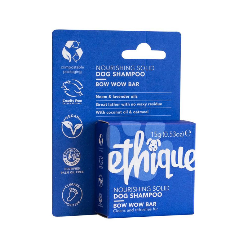 Ethique Dog Bar Shampoo Solid Bow Wow Bar 15g  SELL THROUGH