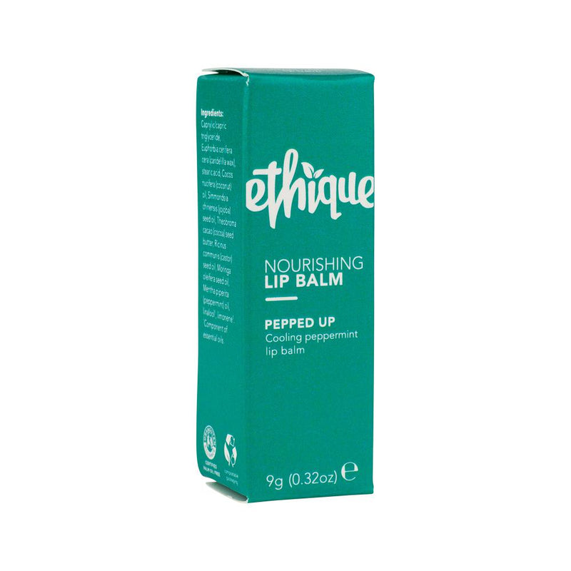 Ethique Lip Balm Nourishing Pepped Up Cooling Peppermint 9g  SELL THROUGH