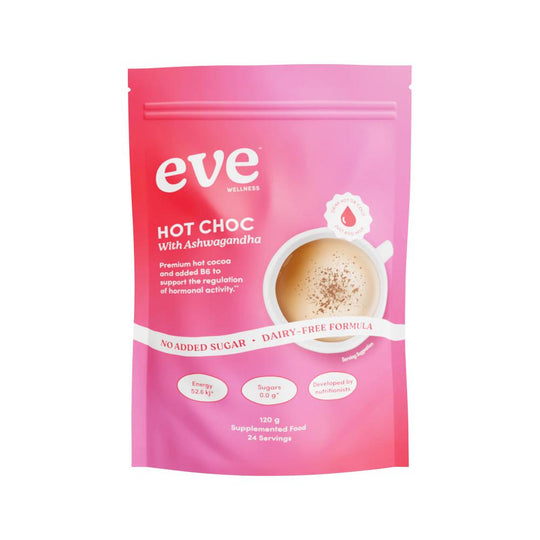 EVE WELLNESS HOT CHOC WITH ASHWAGANDHA 120G