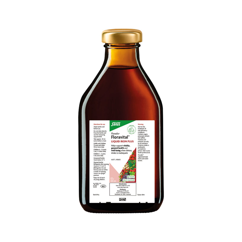 Floradix (by Salus) Floravital (Liquid Iron Plus) Oral Liquid 500ml
