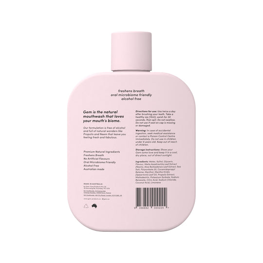 Gem Premium Natural Mouthwash Coconut Mint (with Propolis & Neem) 500ml