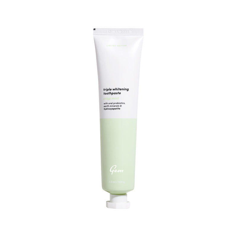 Gem Triple Whitening Toothpaste Crisp Mint 100g